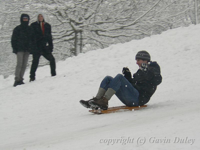 Tobogganing, Snow, Greenwich Park P1070388.JPG